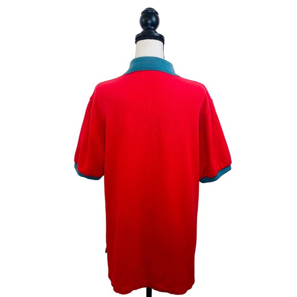 Vintage Sergio Nencini Polo Shirt Mens Medium Red Gopher Caddy Shack Golf Casual - Picture 3 of 10